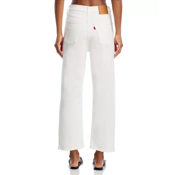 Levi's Ribcage Straight Ankle White Jeans, NWT, Size 29 x 27 (8), NWT - Picture 2 of 10